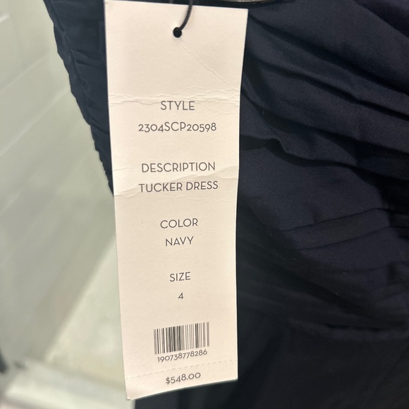 Veronica Beard Navy Midi Dress - Picture 5 of 8